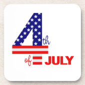 4. Juli Drink Untersetzer (Vorderseite)