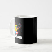 4. Juli Duck Firequacker Patriotic Vierte von J Kaffeetasse (Vorderseite Links)