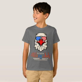 4. Juli Eagle Boys T-Shirt