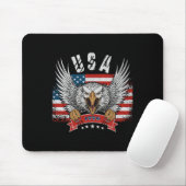 4. Juli Eagle merica America Independence Day Pat Mousepad (Mit Mouse)