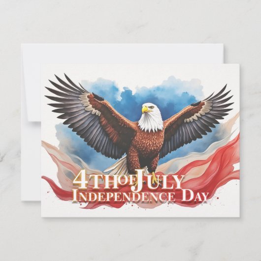 4. Juli Eagle - Patriotisches Kunstdesign (Vorderseite)