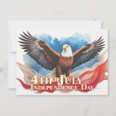 4. Juli Eagle - Patriotisches Kunstdesign (Vorderseite)
