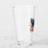 4. Juli Eagle - Patriotisches Kunstdesign Glas (Rechts)