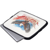4. Juli Eagle - Patriotisches Kunstdesign Laptopschutzhülle (Vorne Knopf)