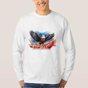 4. Juli Eagle - Patriotisches Kunstdesign T-Shirt