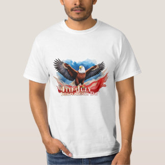 4. Juli Eagle - Patriotisches Kunstdesign T-Shirt