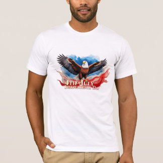 4. Juli Eagle - Patriotisches Kunstdesign T-Shirt
