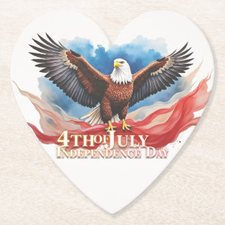 4. Juli Eagle - Patriotisches Kunstdesign Untersetzer