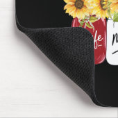 4. Juli Ehefrau Mutter Nana Sonnenblume mit amerik Mousepad (Ecke)