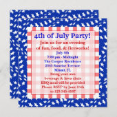 4. Juli Einladung (Vorne/Hinten)