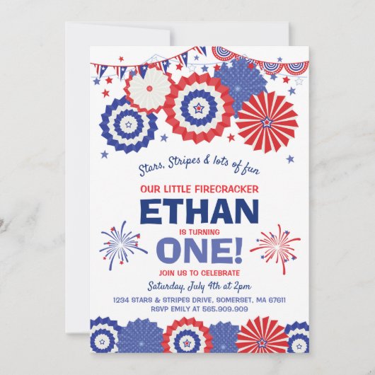 4. Juli Einladung (Vorderseite)