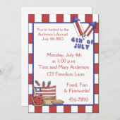 4. Juli Einladung (Vorne/Hinten)