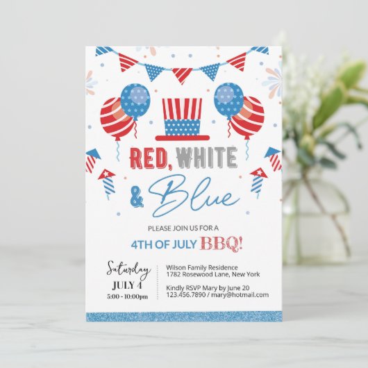 4. Juli Einladung Redaktionelle GRILLEN Unabhängig (Stehend Vorderseite)