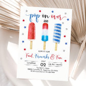 4. Juli Einladung Unabhängigkeitstag Party Invi