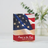 4. Juli Einladung zum Picnic Independence Day (Stehend Vorderseite)