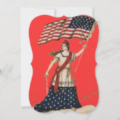 4. Juli Einladungen - Anpassbar - Veranstaltungen (Rückseite)