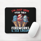 4. Juli Eiscreme Patriotische Eiscreme Mousepad (Mit Mouse)