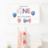 4. Juli Erste Geburtstagsfeier Banner (Insitu)