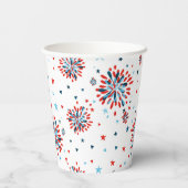 4. Juli Erster Geburtstag Pappbecher (Rückseite)