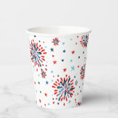 4. Juli Erster Geburtstag Pappbecher (Links)