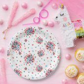 4. Juli Erster Geburtstag Pappteller (Party)