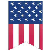 4. Juli, Fahne, Rot, Weiß und Blau Jagd Wimpelkette (Erste Fahne)