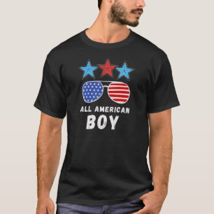 4. Juli Familie Matching All American Boy T-Shirt