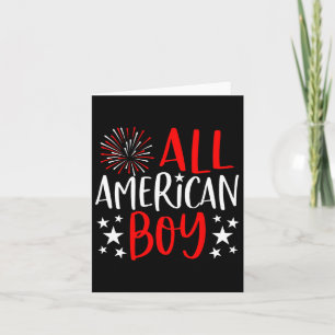4. Juli Familie Matching Shirts ganz Amerika Bo Karte