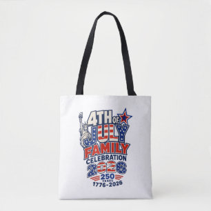 4. Juli Familienfeier 2026 250 Jahre 1776 Tasche