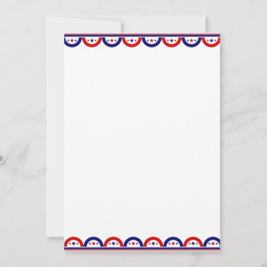 4. Juli Feier Einladung (Rückseite)