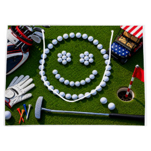 4. Juli-Feier für Golfer Große Geschenktüte