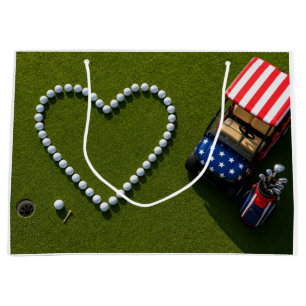 4. Juli-Feier für Golfer Große Geschenktüte