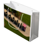 4. Juli-Feier für Golfer Große Geschenktüte (Vorderseite Schrägansicht)