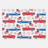 4. Juli-Feier Geschenkpapier Set (Vorderseite 3)