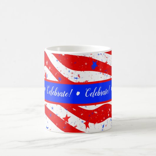 4. Juli Feier Kaffee Tasse (Mittel)