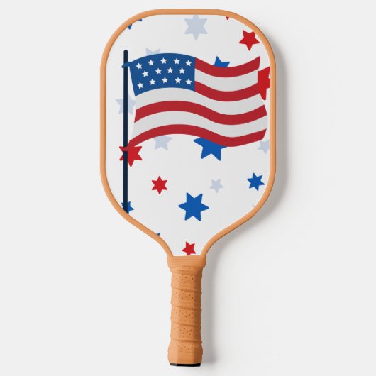 4. Juli Feier Pickleball Schläger (Rückseite)