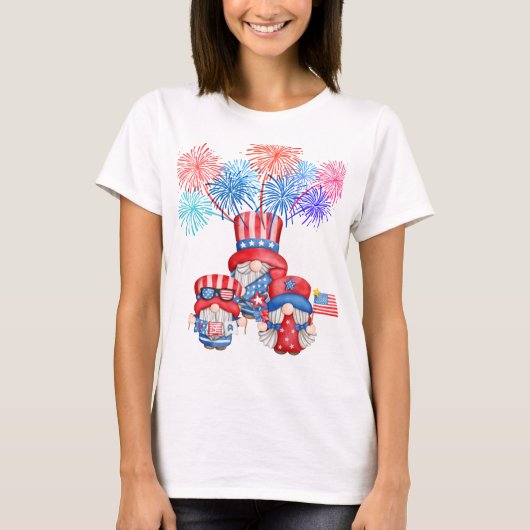 4. Juli Feier T-Shirt (Vorderseite)
