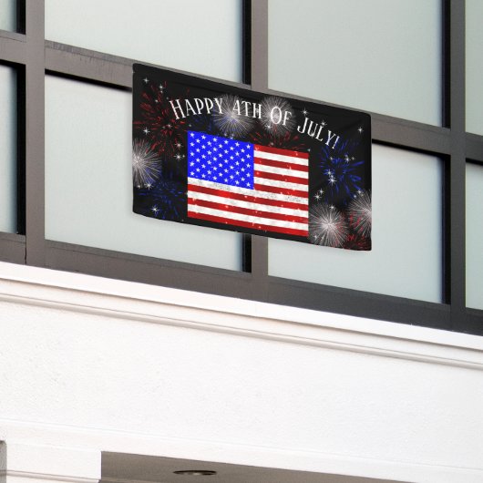 4. Juli Feier - US-Flagge Banner (Äußeres Gebäude)