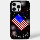 4. Juli Feier - US-Flagge Case-Mate iPhone Hülle (Rückseite)
