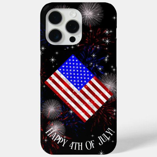 4. Juli Feier - US-Flagge Case-Mate iPhone Hülle (Rückseite)