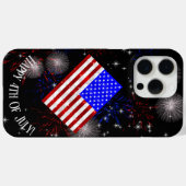 4. Juli Feier - US-Flagge Case-Mate iPhone Hülle (Rückseite (Horizontal))