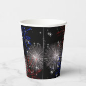 4. Juli Feier - US-Flagge Pappbecher (Rechts)
