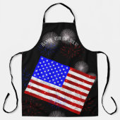 4. Juli Feier - US-Flagge Schürze (Vorderseite)