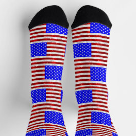4. Juli Feier - US-Flagge Socken