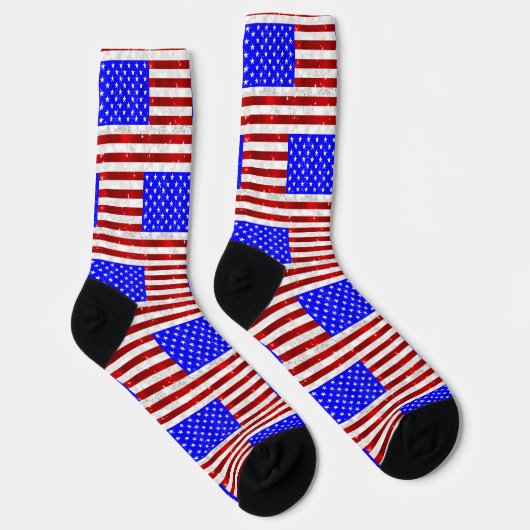 4. Juli Feier - US-Flagge Socken (Rechts)