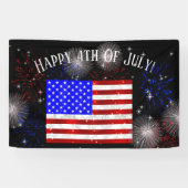 4. Juli-Feier - USA-Flagge Banner (Horizontal)