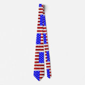4. Juli-Feier - USA-Flagge Krawatte (Vorderseite)