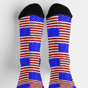 4. Juli-Feier - USA-Flagge  Socken