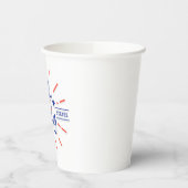 4. Juli Feierlichkeiten Paper Cups Pappbecher (Links)