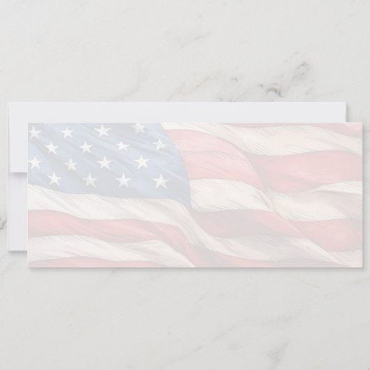 4. Juli - Feiern mit US-Flagge (Rückseite)